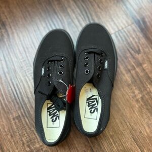 New in Box • Vans • Authentic Shoe • Black • Size 5.5